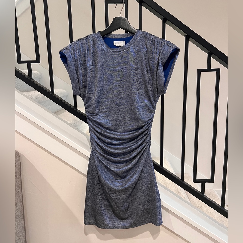 Lovers + friends metallic mini dress